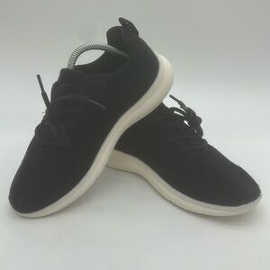 FLX Men's Black Casual Shoes Black Wool Size 8 W